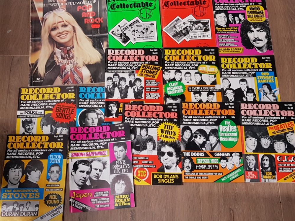 GOOD SELECTION OF RECORD COLLECTION MAGAZINES, 11 IN TOTAL PLUS 3 OTHER RELATED MUSIC MAGAZINES