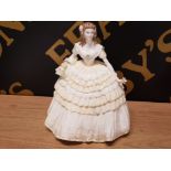 LIMITED EDITION COALPORT LADY FIGURE FROM THE FOUR FLOWERS COLLECTION, TITLED LILY AND SCULPTED BY