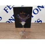 VERSACE FOR ROSENTHAL A LILA COCKTAIL GLASS IN ORIGINAL BOX