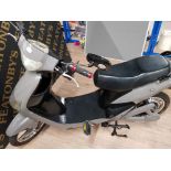 ELECTRIC PEDAL SCOOTER IN SPACE GREY COLOUR, NEEDS ATTENTION, BATTERY PROBLEMS WITH CHARGER