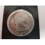 BOLIVIA 2 REALLES 1748 COP TYPE 6.2G KM72