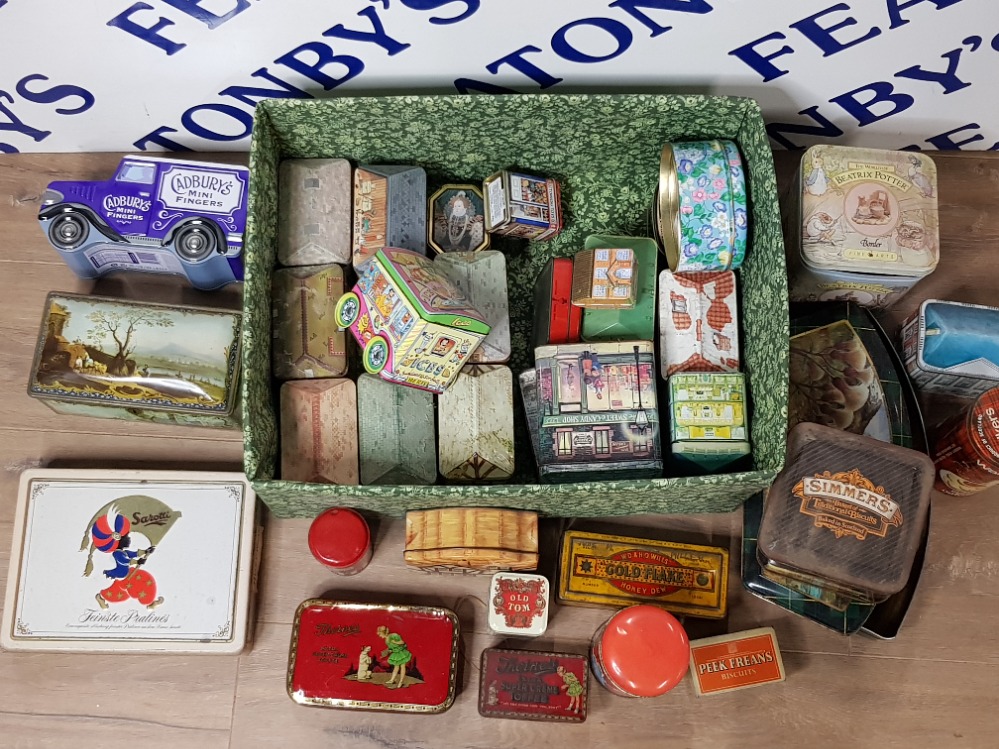 COLLECTION OF VINTAGE PRINTED TINS