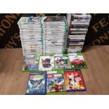 LARGE COLLECTION OF CONSOLE GAMES, INCLUDES 42 NINTENDO WII, 25 PLAYSTATION 3 AND 4 XBOX 360 GAMES