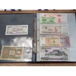 WORLDWIDE BANKNOTES ALL DIFFERENT MAINLY UNC