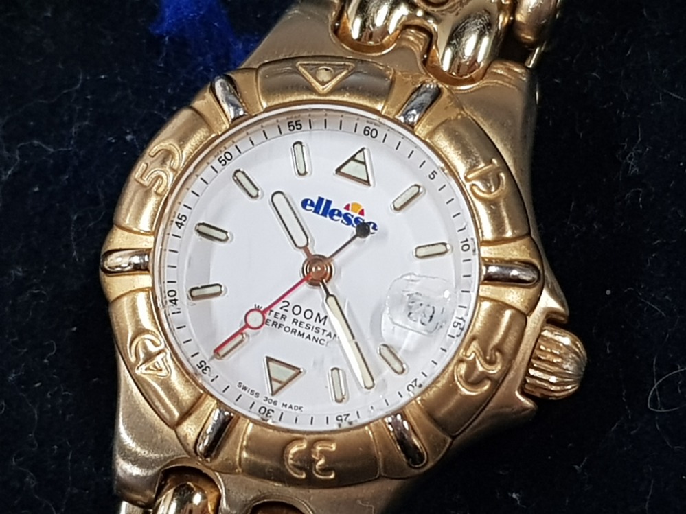 LADIES GOLDPLATED ELLESSE BRACELET WRISTWATCH - Image 2 of 3