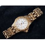 LADIES GOLDPLATED ELLESSE BRACELET WRISTWATCH