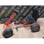 CHILDS X RACER 1 GO KART, IN RED