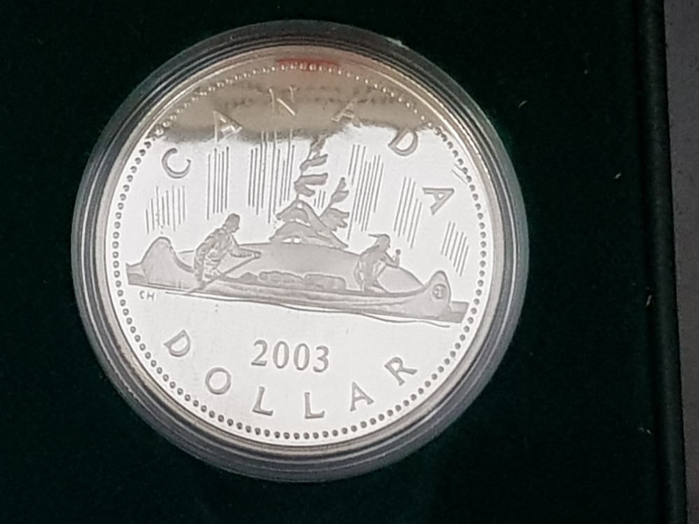 8 CANADA SILVER PROOF COINS SELECTION OF 1965 SET TO $1, 2003 $1 AND 2000 $20 - Bild 2 aus 8