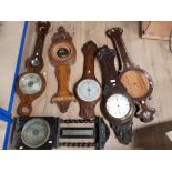 6 BANJO BAROMETERS FOR RESTORATION