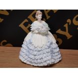 LIMITED EDITION COALPORT LADY FIGURE FROM THE FOUR FLOWERS COLLECTION, SCULPTED BY JACK GLYNN AND