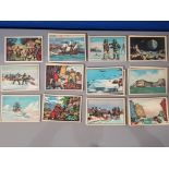 CIGARETTE/TRADE CARDS DISCOVERIES AND ADVENTURES BY LEAF CARDS COMPLETE SET OF 50