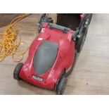 RED MOUNTFIELD ELECTRIC GARDEN LAWNMOWER