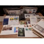 STAMPS GREAT BRITAIN FIRST DAY COVERS OVER 160 MOSTLY 1970S TO MID 90S INCLUDES SILK ISSUES