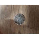 SILVER 3 PENCE COIN DATED 1662-1670 CHARLES 2ND