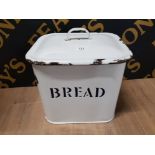 A VINTAGE ENAMEL BREAD BIN 36 X 34 X 26.8CM