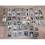 FULL SET OF 48 WILLS 1937 CIGARETTE CARDS BRITISH SPORTING PERSONALITIES, IN EXCELLENT CONDITION