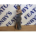 LARGE LLADRO FIGURE 12429 GENTLE EMBRACE, WITH ORIGINAL BOX