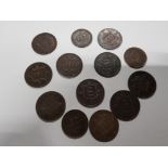 13 JERSEY COINAGE ALL VICTORIAN - MANY HIGH GRADES