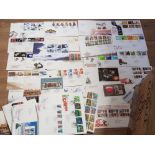 300 STAMPS GPO FIRST DAY COVERS 1993 TO 2012 MOSTLY DIFFERENT IN NICE CONDITION WITH NEATLY TYPRD