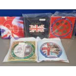 5 COMPLETE SETS OF ROYAL MINT UNCIRCULATED COIN YEAR SETS FOR 1995, 1997, 1999, 2000 AND 2001