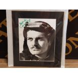 OMAR SHARIF 1932 - 2015 SIGNED PUBLICITY PHOTOGRAPH OF HIM FROM LAWRENCE OF ARABIA, 70 X 75.5 CM