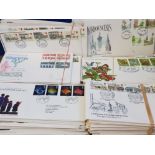 APPROXIMATELY 300 GREAT BRITAIN FIRST DAY COVERS, MOSTLY 1980S ERA WITH SOME DUPLICATION