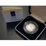 UK ROYAL MINT 1992 50P E C SILVER PROOF COIN, IN CASE OF ISSUE WITH CERTIFICATE OF AUTHENTICITY