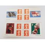 TWO 2001 ROYAL MAIL STAMP BOOKLETS, PUNCH & JUDY & FLAGS & ENSIGNS, 2 COMPLETE SELF ADHESIVE