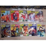 TEN VINTAGE CLASSIC ILLUSTRATED COMICS, ISSUES 1 TO 10 INCLUDES FAMOUS TITLES SUCH AS WAR OF THE