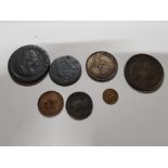 OLD MIXED COPPER COINAGE