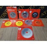 8 BLACK AND DECKER CIRCULAR SAW BLADES VARIOUS