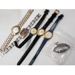 BAG OF SIX LADIES WATCHES INCLUDES DKNY ETC
