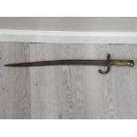 CIRCA 1870 FRENCH CHASSEPOT BAYONET 61 1/2 CM