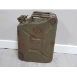 BROWN 20L STEEL JERRY CAN