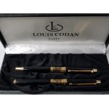 LOUIS CODAN PEN AND PENCIL SET IN ORIGINAL BOX