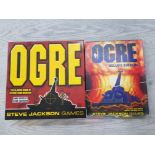 THE CLASSIC GAME OF FUTURE TANK WARFARE OGRE ALSO WITH OGRE DELUXE EDITION, BOTH WARGAMES BY STEVE