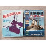 2 CLASSIC WARGAMES INCLUDES HISTORICAL SIMULATION GAME DREADNOUGHT AND A GREAT NAVAL WAR AT SEA