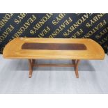 RARE G-PLAN LIGHT OAK 1970S RED LABEL COFFEE TABLE