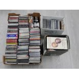 COLLECTION OF CLASSICAL CDS AND CASSETTES TO INCLUDE VIVALDI BEETHOVEN ETC IN ONE LARGE AND TWO