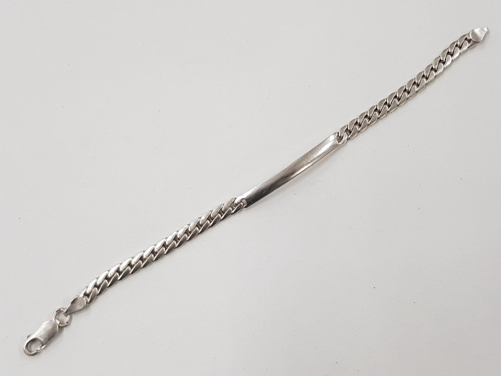 SILVER ID BRACELET, 12G - Image 2 of 2