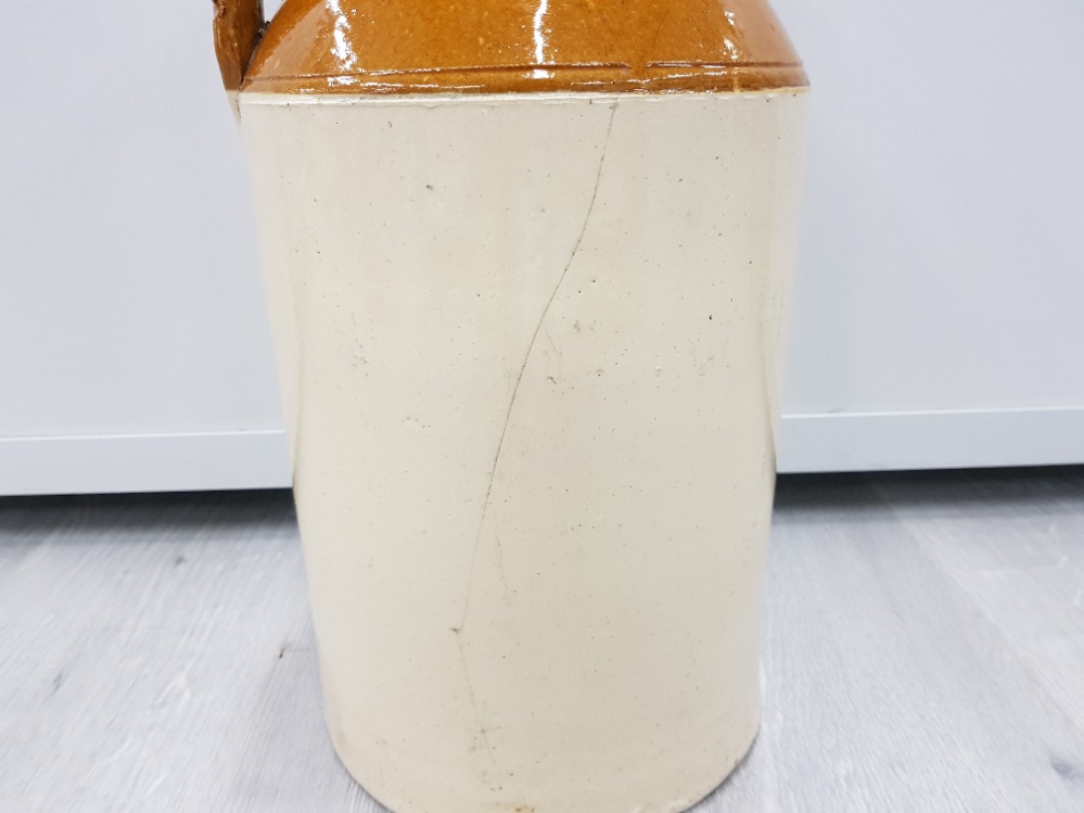 A LARGE STONEWARE FLAGON 43CM HIGH - Image 3 of 3