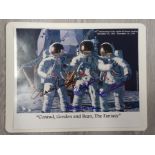 APOLLO 12 - 30TH ANNIVERSARY OF THE APOLLO XII LUNAR LANDING NOVEMBER 19TH 1999 COLOUR PHOTOGRAPH OF