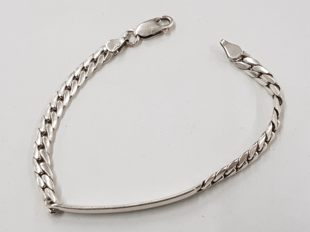 SILVER ID BRACELET, 12G