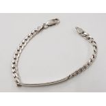 SILVER ID BRACELET, 12G