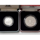 2 ROYAL MINT COINS 1995 UK 2 POUND SILVER COIN SECOND WORLD WAR 50,000 MINTAGE SILVER PROOF 925