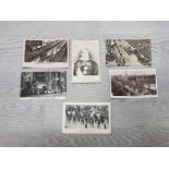 POSTCARDS THE FUNERAL OF KING EDWARD VII SIX DIFFERENT INCLUDING GOOD PHOTOGRAPHIC TYPES