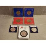 UK £2 COINS X7 DIFFERENT COMMEMORATIVE ISSUES INCLUDING 1994 BANK AND 1996 FOOTBALL