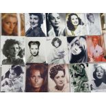 LARGE QUANTITY OF SIGNED PHOTOGRAPHS OF ACTRESSES INCLUDES JAYNE ALYSON, PATRICIA ROE, JANE RUSSELL,