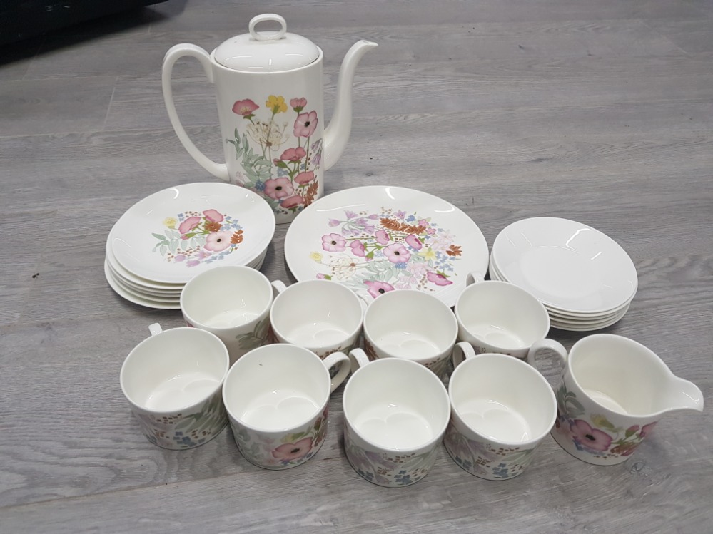 23 PIECES OF WEDGWOOD IN THE MEADOW SWEET DESIGN