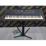 YAMAHA PSR 400 KEYBOARD WITH STAND AND SONG BOOK